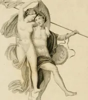 An illustration from Pompeiana : the topography, edifices and ornaments of Pompeii, the result of excavations since 1819 (1837)