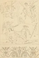 An illustration from Pompeiana : the topography, edifices and ornaments of Pompeii, the result of excavations since 1819 (1837)