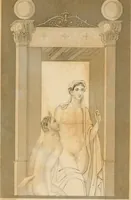 An illustration from Pompeiana : the topography, edifices and ornaments of Pompeii, the result of excavations since 1819 (1837)