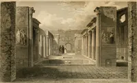 An illustration from Pompeiana : the topography, edifices and ornaments of Pompeii, the result of excavations since 1819 (1837)