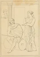 An illustration from Pompeiana : the topography, edifices and ornaments of Pompeii : the result of excavations since 1819 (1835)