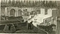 An illustration from Pompeiana : the topography, edifices and ornaments of Pompeii : the result of excavations since 1819 (1832)