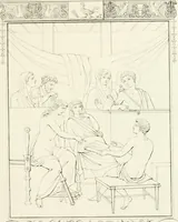 An illustration from Pompeiana : the topography, edifices and ornaments of Pompeii : the result of excavations since 1819 (1832)