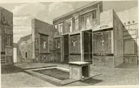 An illustration from Pompeiana : the topography, edifices and ornaments of Pompeii : the result of excavations since 1819 (1832)