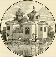 An illustration from Pompeiana : the topography, edifices and ornaments of Pompeii : the result of excavations since 1819 (1832)