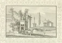 An illustration from Pompeiana : the topography, edifices and ornaments of Pompeii : the result of excavations since 1819 (1832)