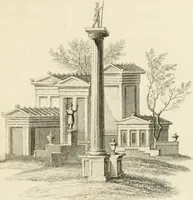 An illustration from Pompeiana : the topography, edifices and ornaments of Pompeii : the result of excavations since 1819 (1832)