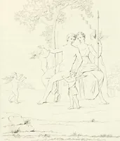 An illustration from Pompeiana : the topography, edifices and ornaments of Pompeii : the result of excavations since 1819 (1832)