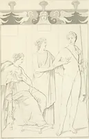 An illustration from Pompeiana : the topography, edifices and ornaments of Pompeii : the result of excavations since 1819 (1832)