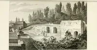 An illustration from Pompeiana : the topography, edifices and ornaments of Pompeii : the result of excavations since 1819 (1832)