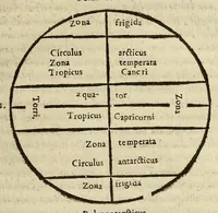 An illustration from Pomponii Melæ De situ orbis libri tres. : Vnà cum auctario Petri Ioannis Oliuarij Valentini, instauratione totius libelli & castigatione perquam multorum locorum, insertis quoque locis plerísque in eode[m] libello desideratis (1557)