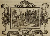 An illustration from Pontificale romanvm Clementis VIII primum : posteà uerò Vrbani VIII ; auctoritate recognitum ; cum figuris (1683)