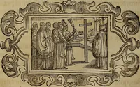 An illustration from Pontificale romanvm Clementis VIII primum : posteà uerò Vrbani VIII ; auctoritate recognitum ; cum figuris (1683)