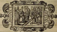 An illustration from Pontificale romanvm Clementis VIII primum : posteà uerò Vrbani VIII ; auctoritate recognitum ; cum figuris (1683)