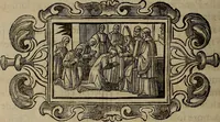 An illustration from Pontificale romanvm Clementis VIII primum : posteà uerò Vrbani VIII ; auctoritate recognitum ; cum figuris (1683)
