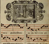 An illustration from Pontificale romanvm Clementis VIII primum : posteà uerò Vrbani VIII ; auctoritate recognitum ; cum figuris (1683)