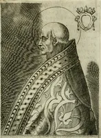 An illustration from Pontificvm Romanorvm effigies (1580)