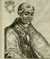 An illustration from Pontificvm Romanorvm effigies (1580)
