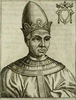 An illustration from Pontificvm Romanorvm effigies (1580)