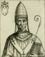An illustration from Pontificvm Romanorvm effigies (1580)