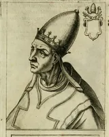 An illustration from Pontificvm Romanorvm effigies (1580)
