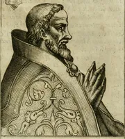 An illustration from Pontificvm Romanorvm effigies (1580)