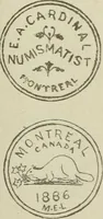 An illustration from Popular illustrated guide to Canadian coins, medals, &. &. = Guide populaire illustré des monnaies et médailles canadiennes, etc., etc. / by P.N. Breton (1912)