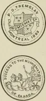 An illustration from Popular illustrated guide to Canadian coins, medals, &. &. = Guide populaire illustré des monnaies et médailles canadiennes, etc., etc. / by P.N. Breton (1912)