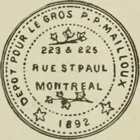 An illustration from Popular illustrated guide to Canadian coins, medals, &. &. = Guide populaire illustré des monnaies et médailles canadiennes, etc., etc. / by P.N. Breton (1912)