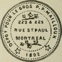 An illustration from Popular illustrated guide to Canadian coins, medals, &. &. = Guide populaire illustré des monnaies et médailles canadiennes, etc., etc. / by P.N. Breton (1912)