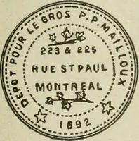 An illustration from Popular illustrated guide to Canadian coins, medals, &. &. = Guide populaire illustré des monnaies et médailles canadiennes, etc., etc. / by P.N. Breton (1912)