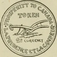 An illustration from Popular illustrated guide to Canadian coins, medals, &. &. = Guide populaire illustré des monnaies et médailles canadiennes, etc., etc. / by P.N. Breton (1912)