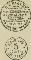 An illustration from Popular illustrated guide to Canadian coins, medals, &. &. = Guide populaire illustré des monnaies et médailles canadiennes, etc., etc. / by P.N. Breton (1912)