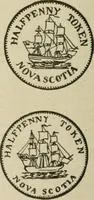 An illustration from Popular illustrated guide to Canadian coins, medals, &. &. = Guide populaire illustré des monnaies et médailles canadiennes, etc., etc. / by P.N. Breton (1912)