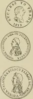 An illustration from Popular illustrated guide to Canadian coins, medals, &. &. = Guide populaire illustré des monnaies et médailles canadiennes, etc., etc. / by P.N. Breton (1912)