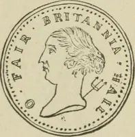 An illustration from Popular illustrated guide to Canadian coins, medals, &. &. = Guide populaire illustré des monnaies et médailles canadiennes, etc., etc. / by P.N. Breton (1912)