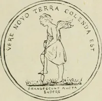 An illustration from Popular illustrated guide to Canadian coins, medals, &. &. = Guide populaire illustré des monnaies et médailles canadiennes, etc., etc. / by P.N. Breton (1912)
