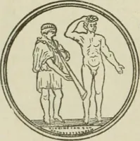 An illustration from Popular illustrated guide to Canadian coins, medals, &. &. = Guide populaire illustré des monnaies et médailles canadiennes, etc., etc. / by P.N. Breton (1912)