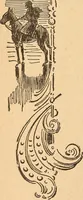 An illustration from Popular pastimes for amusement and instruction : being a standard work on games, plays, magic, and natural phenomena suitable for all occasions : containing parlor games, charming tableaux, tricks of magic, charades and conundrums, curious puzzles, phrenology and mind reading, palmistry or how to read the hand, humorous and pathetic recitations, dialogues, etc., etc. : including the delightful art of entertaining, the whole forming a charming treasury of pastimes for the home, public schools and academies, lodges, social gatherings, Sunday schools, etc., etc. (1901)