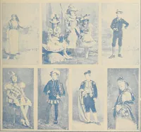 An illustration from Popular pastimes for amusement and instruction : being a standard work on games, plays, magic, and natural phenomena suitable for all occasions : containing parlor games, charming tableaux, tricks of magic, charades and conundrums, curious puzzles, phrenology and mind reading, palmistry or how to read the hand, humorous and pathetic recitations, dialogues, etc., etc. : including the delightful art of entertaining, the whole forming a charming treasury of pastimes for the home, public schools and academies, lodges, social gatherings, Sunday schools, etc., etc. (1901)