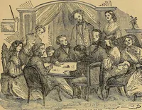 An illustration from Popular pastimes for field and fireside; (1867)
