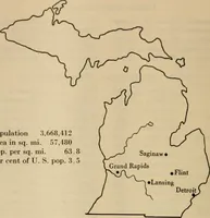 Picture 22 of 48 from Population and its distribution, comp. from the figures of 1920 United States census, including distribution of retail and wholesale dealers (1921), leaf 145