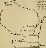 Picture 48 of 48 from Population and its distribution, comp. from the figures of 1920 United States census, including distribution of retail and wholesale dealers (1921), leaf 292