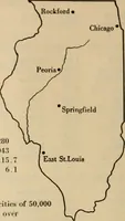 An illustration from Population and its distribution, comp. from the figures of 1920 United States census, including distribution of retail and wholesale dealers (1921)