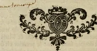 An illustration from Catalogue raisonné des bijoux, porcelaines, bronzes, lacqs, lustres de cristal de roche et de porcelaine : pendules de goût & autres meubles curieux ou composés : tableaux, desseins, estampes, coquilles & autres effets de curtiosité, provenans de la succession de M. Angran, vicomte de Fonspertuis (1747)