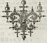 An illustration from Porphyre en Cyprine : treur-spel, verthoont by de redenrijcke gulde Die Peoen binnen Mechelen, op hen-lieder heer-lijcke Blasoen-Feest : gehouden den derden mey anno 1620 .. (1621)