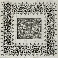 An illustration from Porphyre en Cyprine : treur-spel, verthoont by de redenrijcke gulde Die Peoen binnen Mechelen, op hen-lieder heer-lijcke Blasoen-Feest : gehouden den derden mey anno 1620 .. (1621)