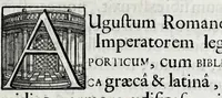 Picture 6 of 13 from Porticus Serenissimo atque Celsissimo Principi, ac Domino, Domino Augusto, Brunsvvicensium atque Luneburgensium Duci potentissimo, Principum eruditissimo, Domino Clementissimo &c. sacra (1646), leaf 13