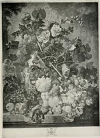 An illustration from Engraved portraits of European celebrities. Decorative engravings. Etchings and engravings by old & modern masters. Art reference books (1922)