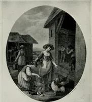 An illustration from Engraved portraits of European celebrities. Decorative engravings. Etchings and engravings by old & modern masters. Art reference books (1922)